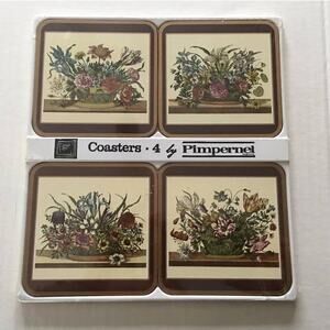 Pimpernel Coasters Flower Motif Vintage,70's